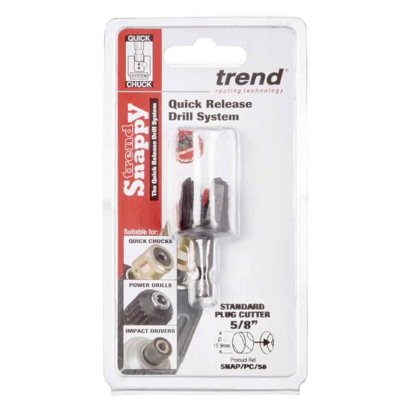Trend SNAP/PC/58 Snappy Plug Cutter 5/8 Diameter