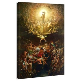 artprints1stop Canvas Print Wall Art - The Triumph of Christianity Over Paganism by Gustave Doré - 16x24 inches
