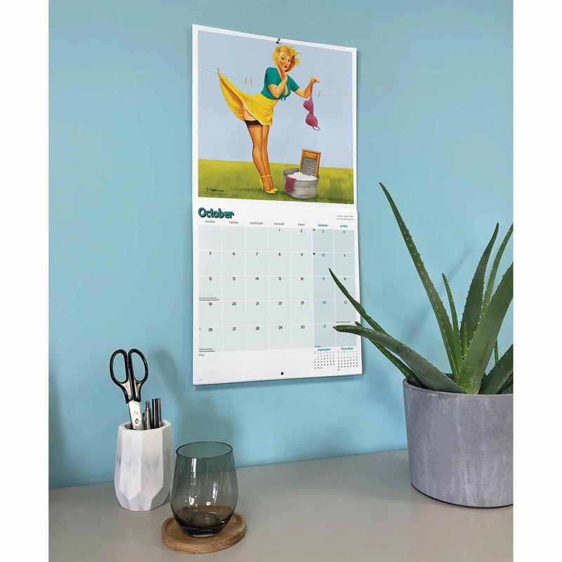 Carousel Worldwide, Pin Ups 2026 Square Wall Calendar