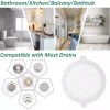 TIKA 25 Pcs Disposable Drain Hair Catcher Set - Shower