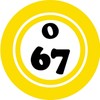 O 67 O67 Bingo Ball - 3 Pack Circle Stickers