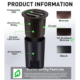 [6 Pack]CLOUDY BAY 9W Low Voltage Landscape Lights,LED Well Lights,Grated Top,12V-24V Waterproof Outdoor,2700K/3000K/3500K/4000K/5000K In Ground Lights for Fence Pathway Deck,Transformer Excluded