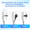 Marscharm Outdoor Socket 2-Way Waterproof Socket IP66 with Switch Indicator