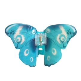 Fancy Butterfly Hair Clips,Novelty Acetate Claw Clip for Women,Fantasy Hair Clip,Cyan