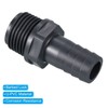 PATIKIL UPVC Barb Fitting Barb Pipe Fitting Hose Barb Fitting