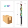 BINSTAK Extra Long 5 Inch Upcut Spiral Router Bit 1/2