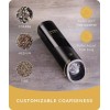 JULY HOME 2 Pack Gravity Electric Salt & Pepper Grinder
