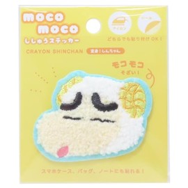Crayon Shin-chan (Patch) Mokomoko Embroidery Sticker/Henshin Shin-chan Sheep