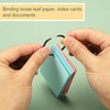 PATIKIL 20pcs Loose Leaf Binder Rings 1.2" Metal Open Card