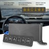Wireless 6 Gang Switch Panel LED Light Bar Circuit Control