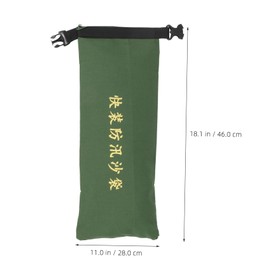 Operitacx Flood Barriers for Home Garage Canvas Sandbags Water-filled Weights Storage Bag