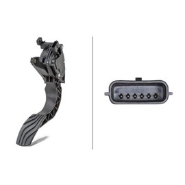 HELLA 6PV 009 978-811 Sensor, accelerator pedal position - for left-hand/right-hand drive vehicles - Automatic Transmission/Manual Transmission