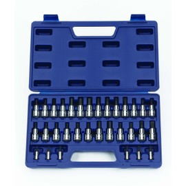 Williams 50681 1/4-Inch and 3/8-Inch Drive Bit Socket Set, 32-Piece