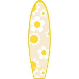 Surfboard Soks-Sticker-Bumper Sticker-Waterproof Sticker-Vinyl Sticker-Decal Sticker-Beach-Ocean-Surfing-Surf-Laptop-Water Bottle-Widows-Cars-Positive Affirmation Sticker-Sunshine Daisy
