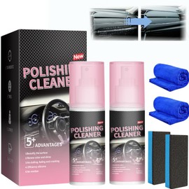2PCS Polishing Cleaner Car Interior, 2025 New Vehicle Interior Polish Interior Detailer, Interior Detailer Spray, Interior Multi-Purpose Car Cleaner(2 Bottles /1 Box)