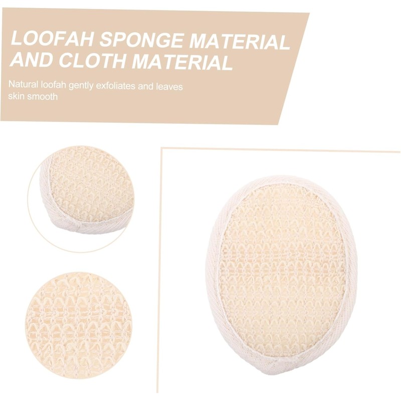Esponja Exfoliante Corporal KAILIKETIY 52137Z01DS de Lufa Beige 10 Piezas