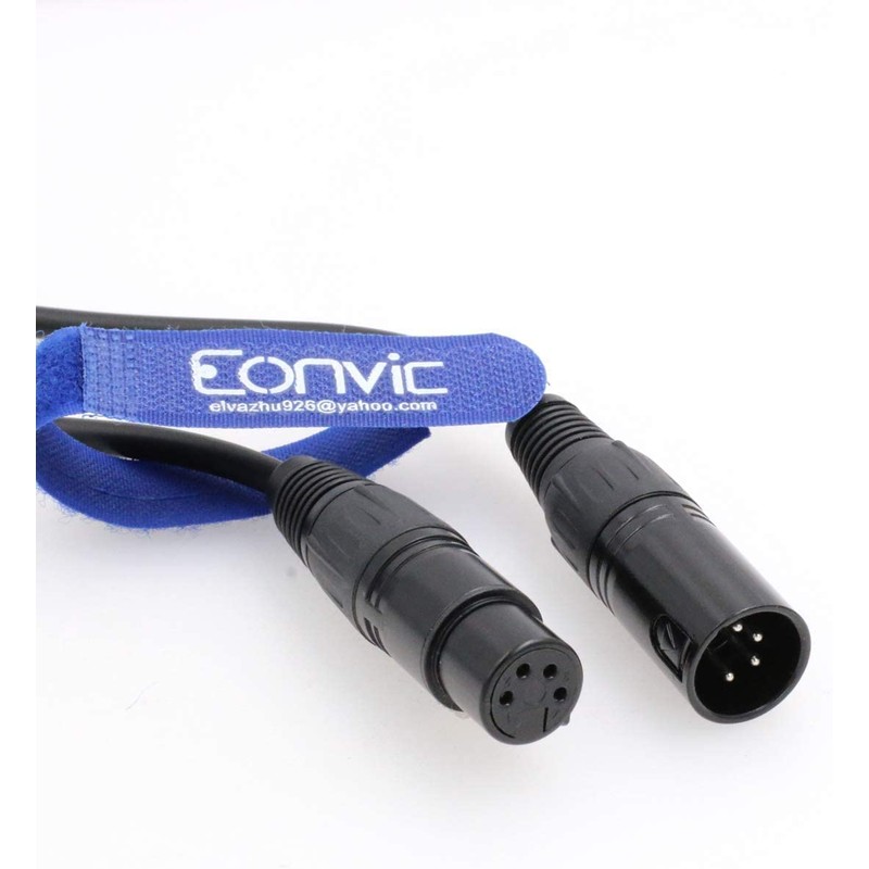 Eonvic XLR Microphone Cable, 4 Pin XLR Male to Female