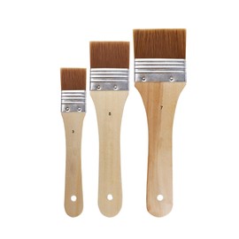 Aomiro Brush, Paint Brush, Good Containment of Paints, Acrylic Brushes, Fine Art Nylon Brushes, Painting Supplies Brushes, Watercolor Brushes, Paint Brushes, Set of 3