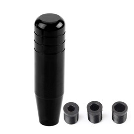 FTVOGUE Universal Aluminium Alloy Car Gear Knob Handle Black 13 cm