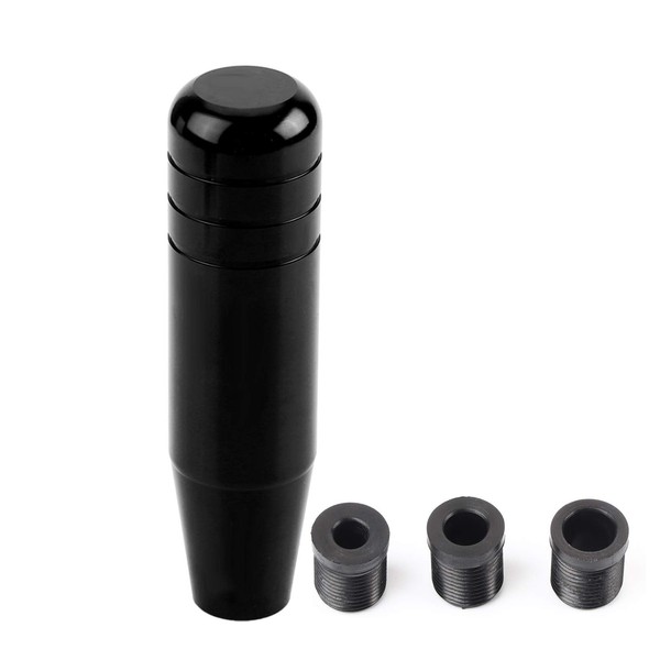 FTVOGUE Universal Aluminium Alloy Car Gear Knob Handle Black 13