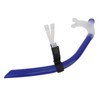 Swimming Snorkel Reduced Drag Silicone Swimming Breathing Tube with Adjustable