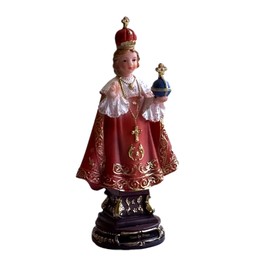 ValuueMax Infant of Prague Resin Statue - 8" Catholic Figurine | Niño de Praga, Figura Catolica - Estatua de Resina