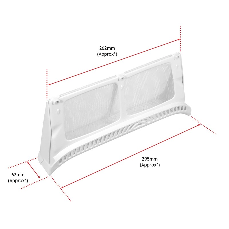 SPARES2GO Tumble Dryer Lint Filter for Hotpoint Aquarius C00286864 Fluff