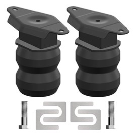 FR250SDJ Heavy Duty Rear Suspension Upgrade Kit for Ford F-250 Super Duty 2017–2024, Load Leveling Helper Springs with Mounting Brackets, 2PCS