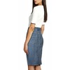 Lexi Womens Super Comfy Stretch Denim Skirt, Sk22890-potassium, 14 Plus