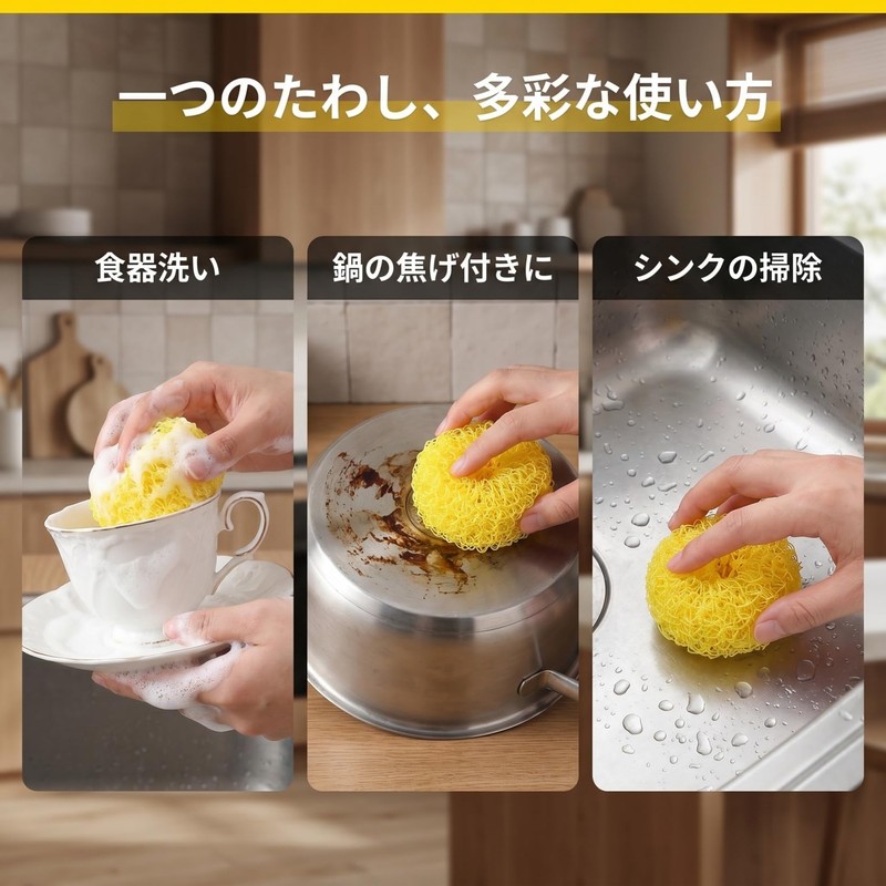 2pcs Nano Cleaning Ball Serving Cookware Ball Mesh Scrubber Sponge