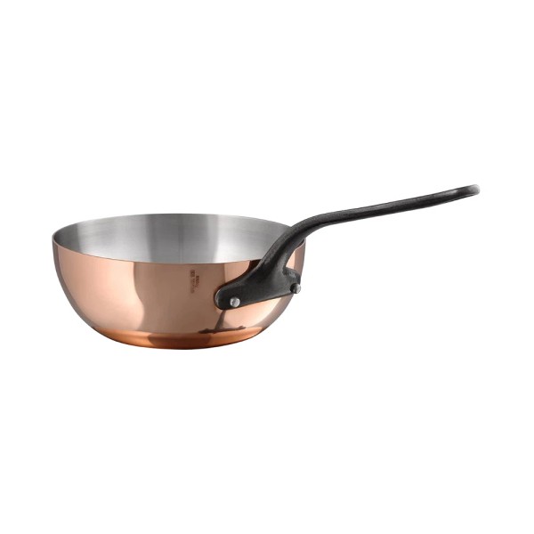 Mauviel M'Heritage M'150 CI Chef Pan With Cast Iron Handle,