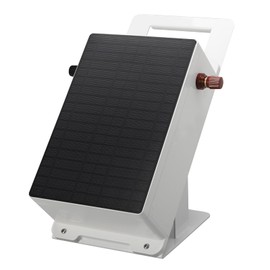 Solar Fence Charger, Briidea 5.6 Miles Solar Electric Fence Charger, 0.3 Joules, Easy to Carry & Install, Protect Your Livestock Garden Pasture from Wildlife, IP66 Waterproof, Save Your Money