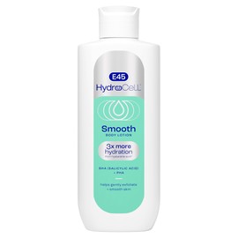 E45 HydroCell Smooth Hydrating Body Lotion moisturiser - 3x more hydration than Hyaluronic Acid with Salicylic Acid BHA and PHA - helps gently exfoliate and smooth sensitive skin - 250ml