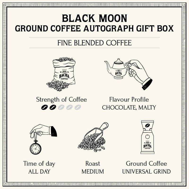 Bacha Coffee | Black Moon Fine Blended Coffee Autograph Collection,