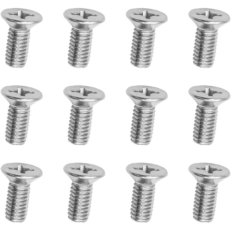 12PCS Stainless Steel Brake Disc Rotor Screws, 93600-06014-0H, Retaining Hardware