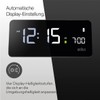 Braun Digital Alarm Clock with VA LCD Display, 10W Qi
