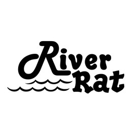 The Original River Rat on Water Diecut Vinyl Decal by Check Custom Design