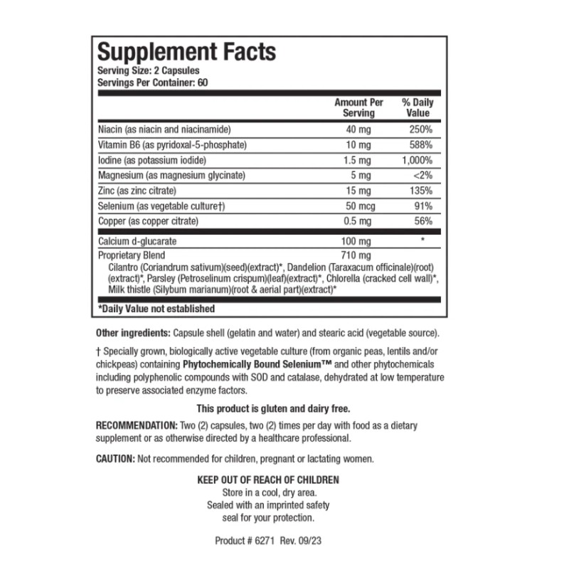 Biotics Research - Receptor Detox (120caps)
