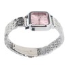 Women Quartz Watch Alloy Steel Strap Stylish Waterproof Ladies Square