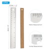 PATIKIL 8 Inch Stainless Steel Ruler Straight Edge Ruler, 3