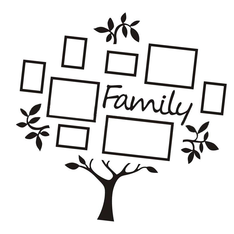 Wall Sticker Environmental Friendly Waterproof Corrosion Resistance Acrylic Photo Frame