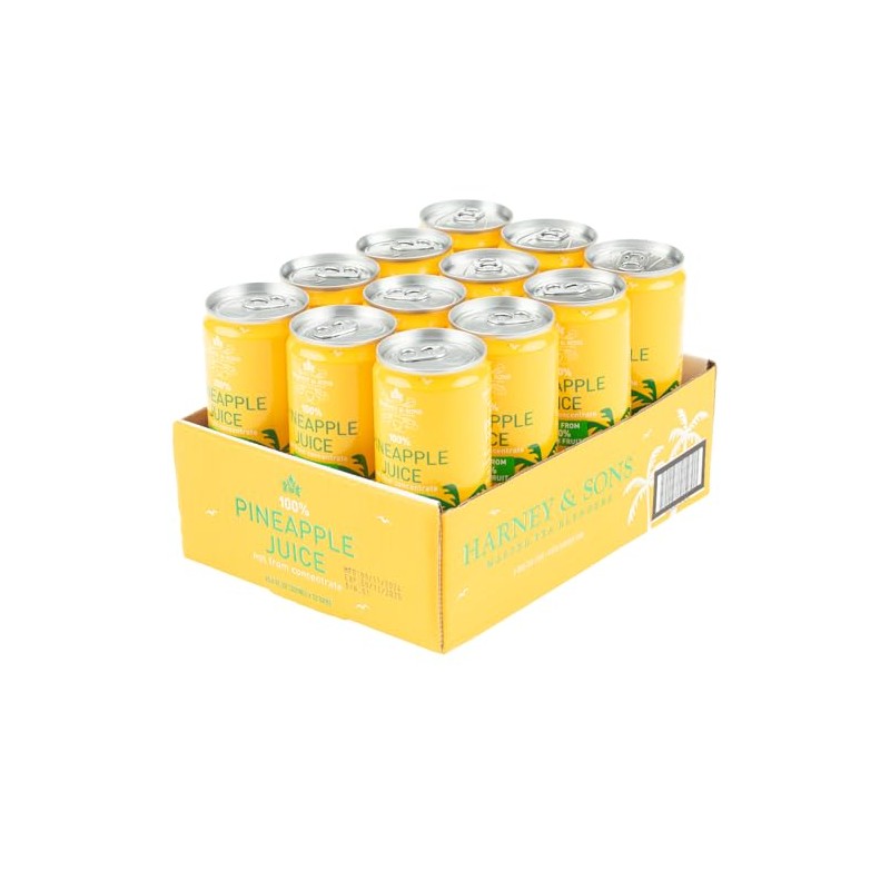 Harney & Sons Pineapple Juice, 10.8 oz can (Pack of