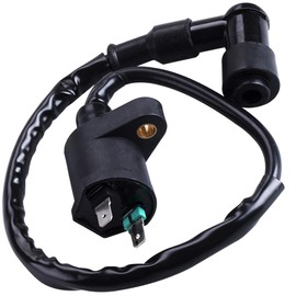 CNCMOTOK CDI Box Ignition Coil Solenoid Relay Voltage Regulator with Spark Plug Set of Five(5) for 50cc 70cc 90cc 110cc 125cc ATV Dirt Bike and Go Kart