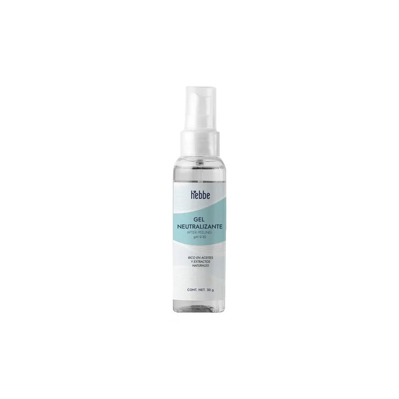 Gel Neutralizador Post Peeling Hebbe Cosmetics Piel Sensible Hipoalergénico