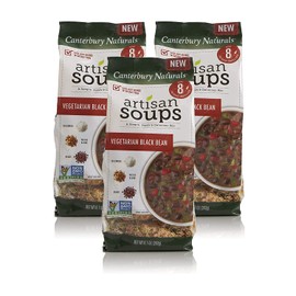 Canterbury Naturals Artisan Soup Mix, Black Bean Soup, 8.7 Ounce, Pack of 3