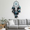 SOYUZU Large Dream Catcher Wall Decor Blue and Black Dream