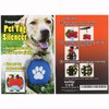 Dapper Dog - Dog Tag Silencer with Tag Ring (Blue