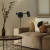 SUNLLOK Modern Black Swing Arm Wall Sconces Plug in -