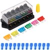 Greluma 1 Piece 12V/24V 6 Way Car Blade Fuse Box