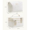 HBselect - Bolsa de maquillaje de viaje, 2 piezas, bolsa